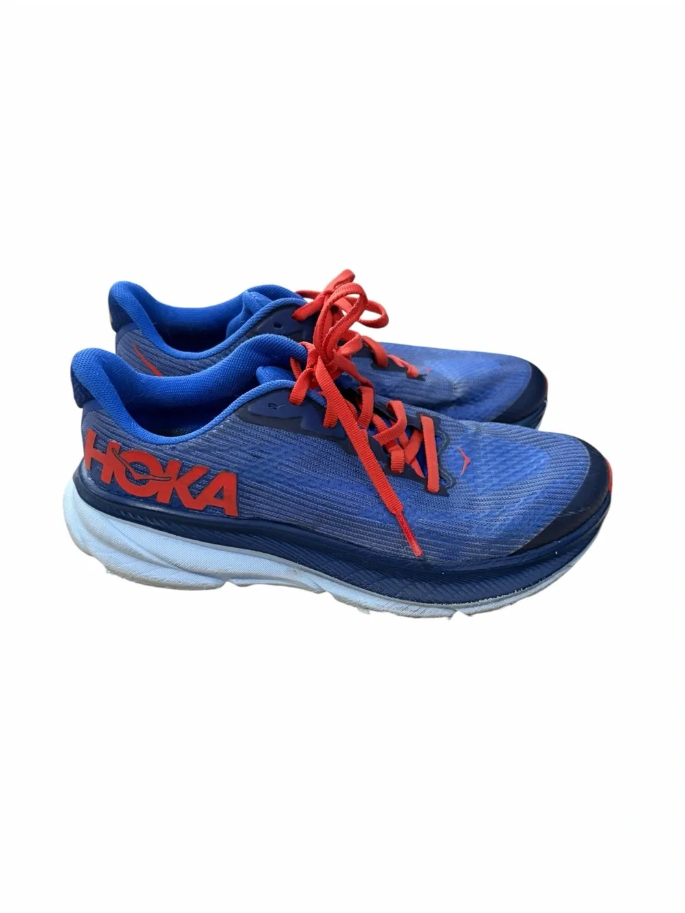 HOKA Clifton 9 Bellwether Blue Sneakers Kids 5MD Athletic Running Shoes
